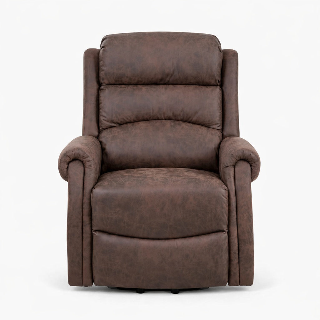 Willis Dual Motor Lift & Tilt Recliner Chair - Antique Brown