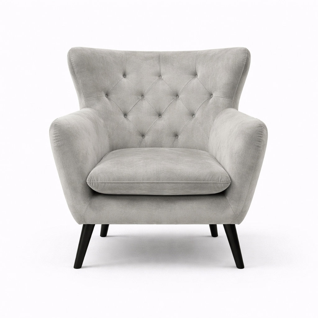 Yak Mink Velvet Armchair