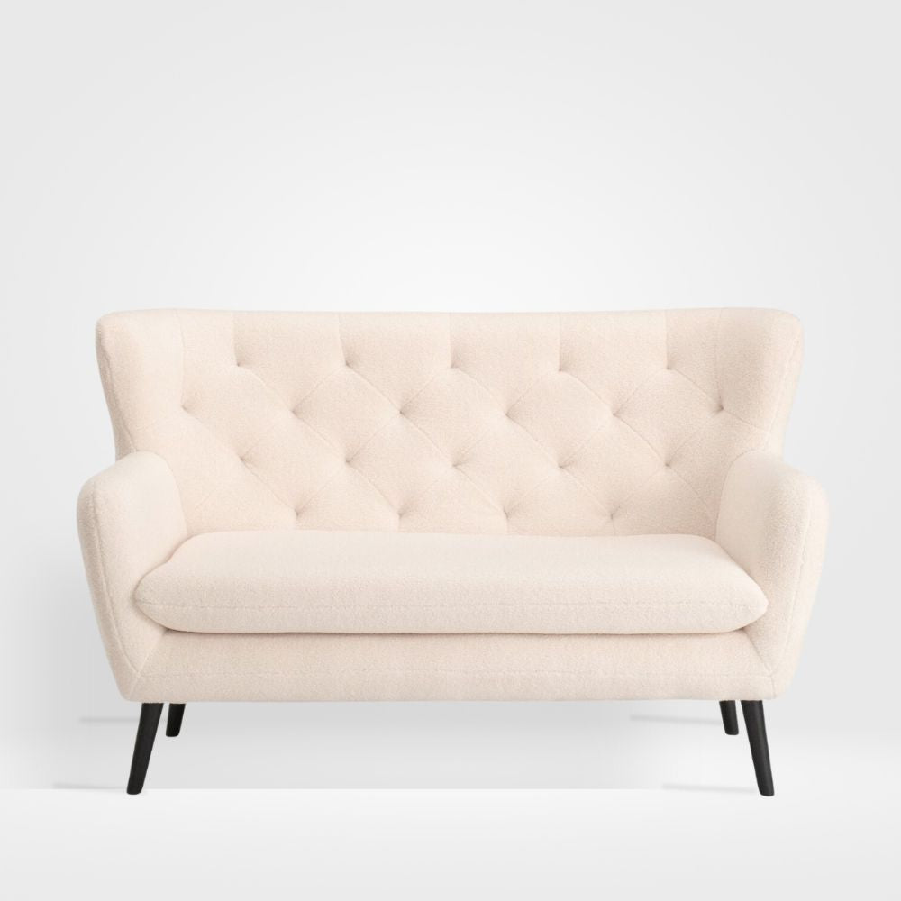 Yak 2 Seater White Sheepskin Sofa