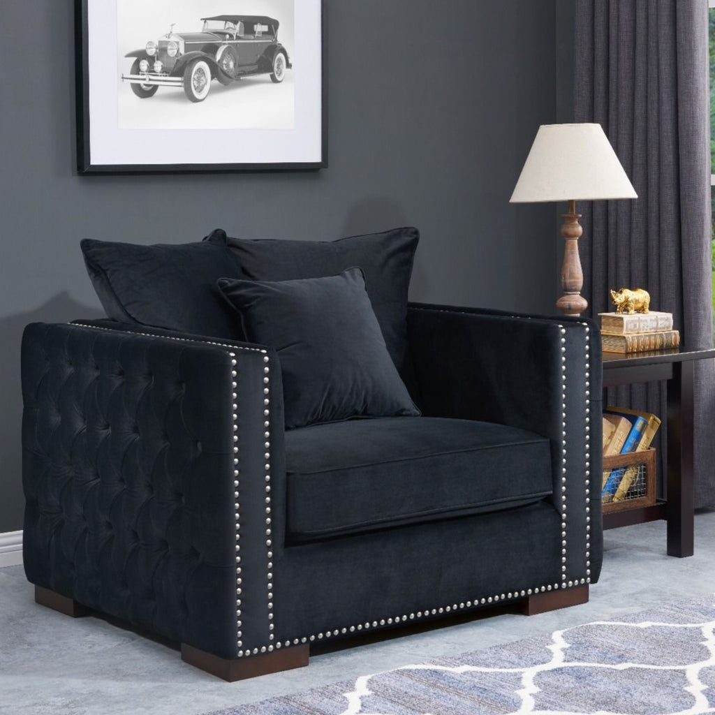 Moscow Chair - Black Velvet