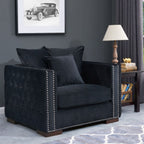 Moscow Chair - Black Velvet