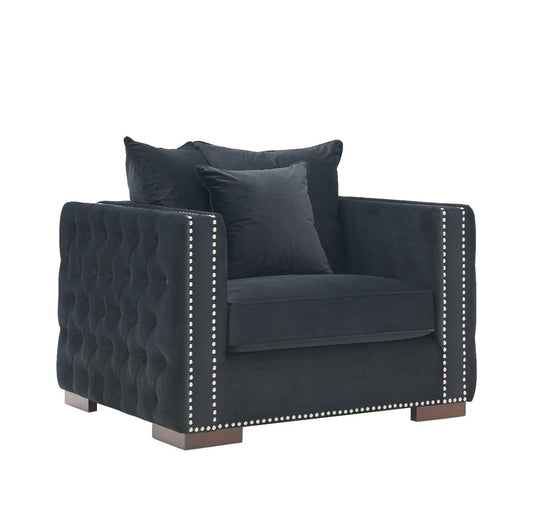 Moscow Chair - Black Velvet