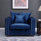 Moscow Chair - Blue Velvet