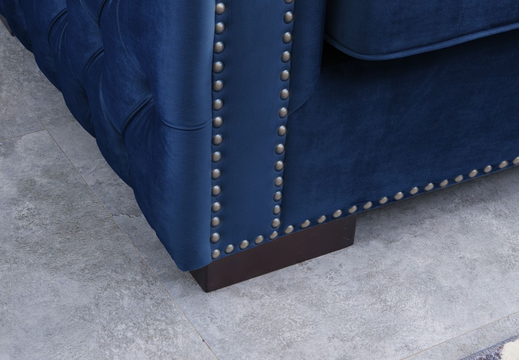 Moscow Chair - Blue Velvet