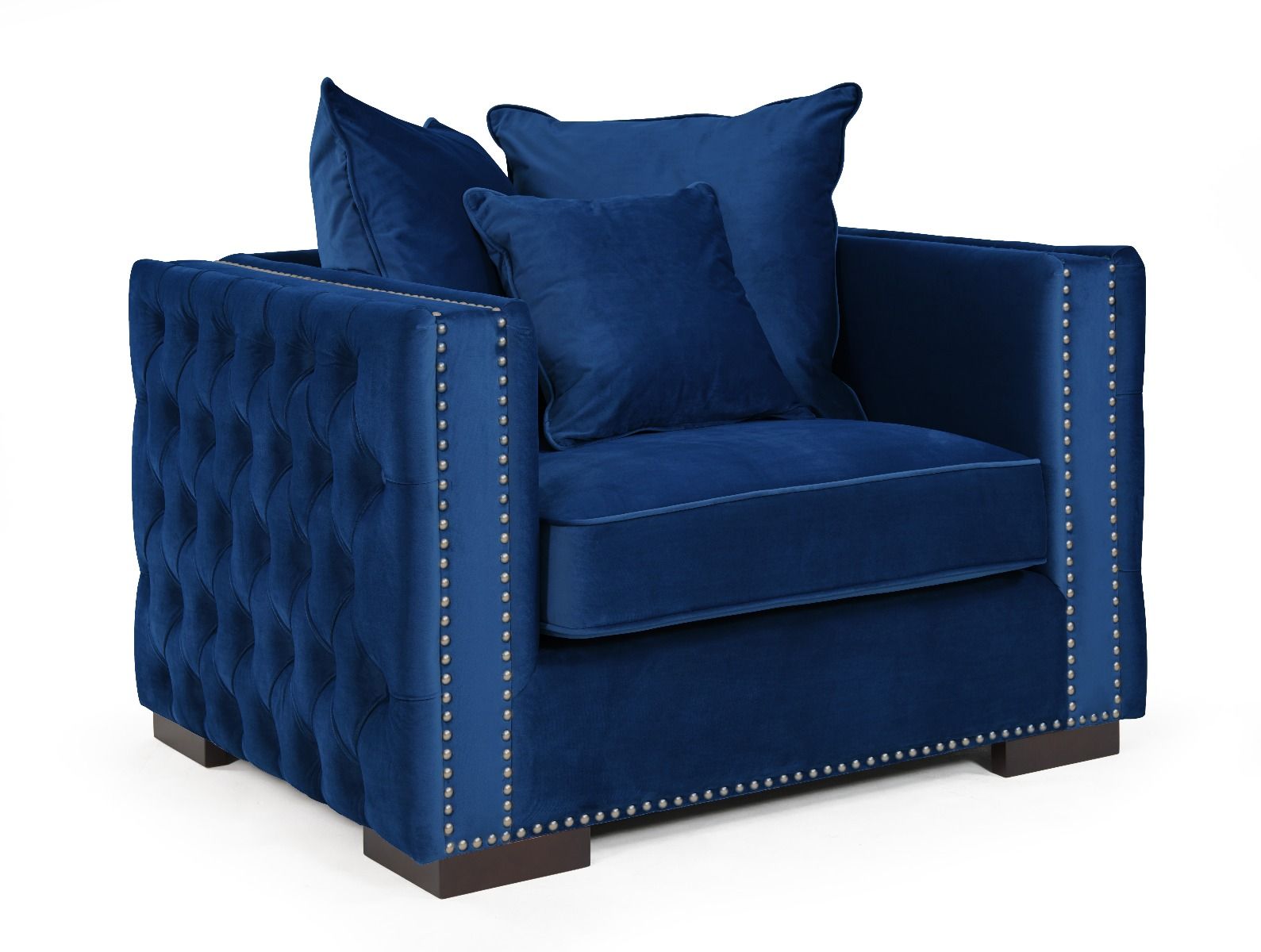 Moscow Chair - Blue Velvet
