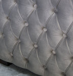 Moscow 2 Seater Sofa - Grey Velvet