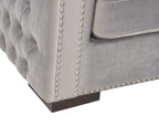 Moscow 2 Seater Sofa - Grey Velvet