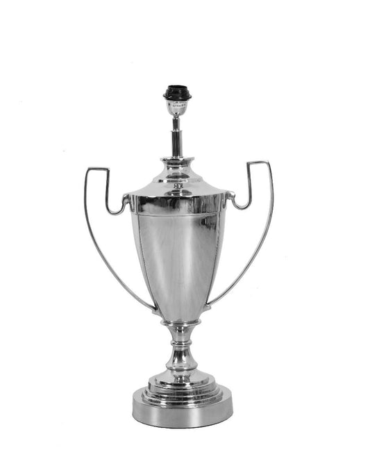Trophy Lamp- Silver/Cream