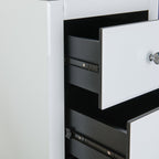 Hollywood 5 Drawer Tallboy - White
