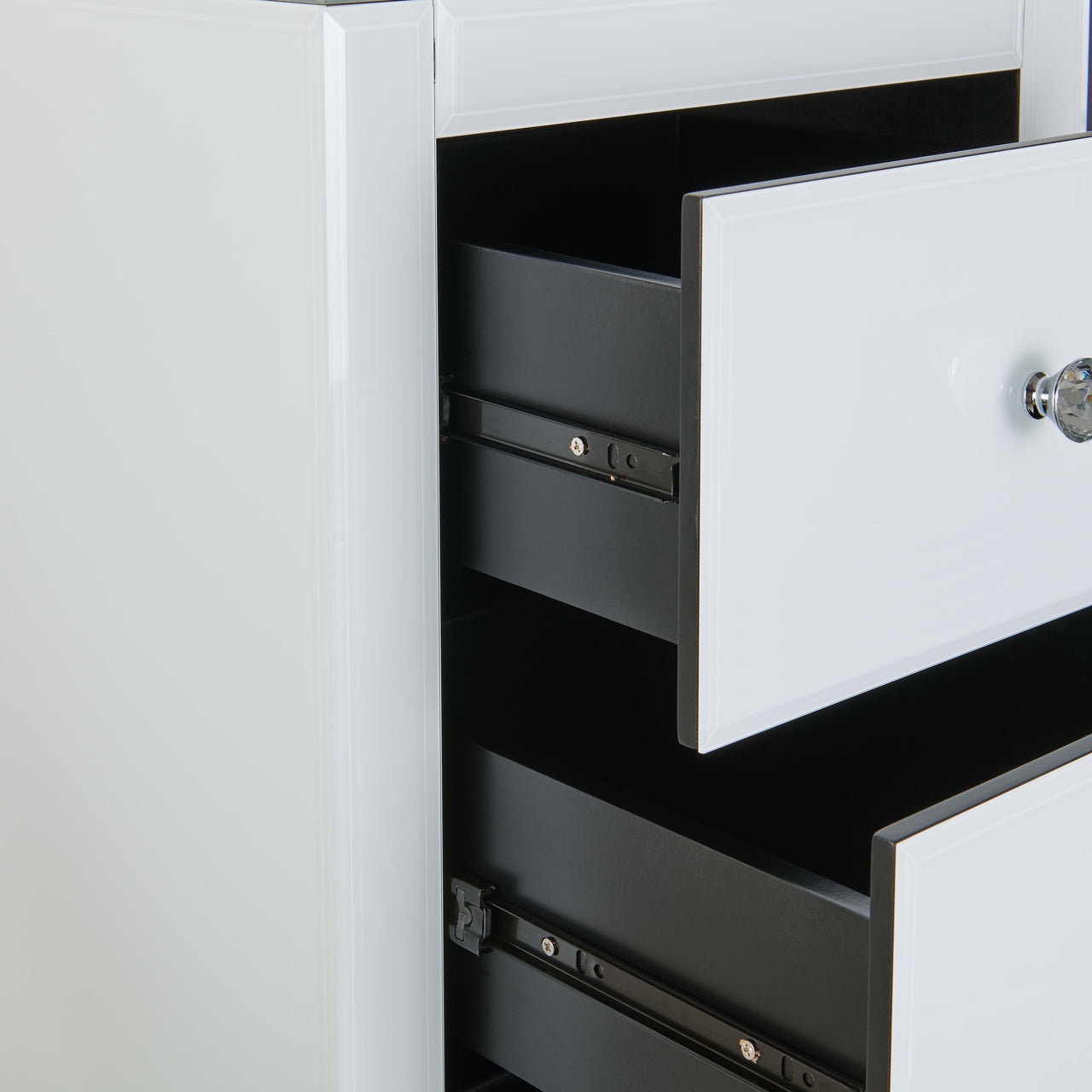 Hollywood 5 Drawer Tallboy - White