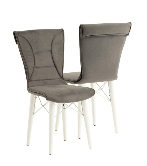 Lukas Dining Chair - Charcoal Grey (Set of 2)