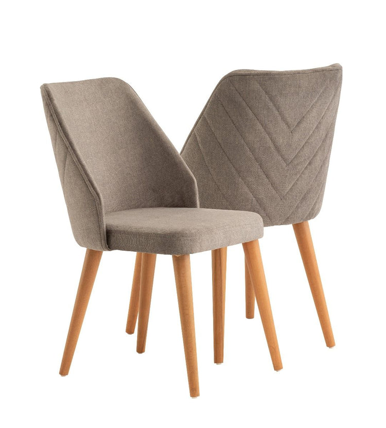 Zara Dining Chair - Charcoal Grey (Set of 2)