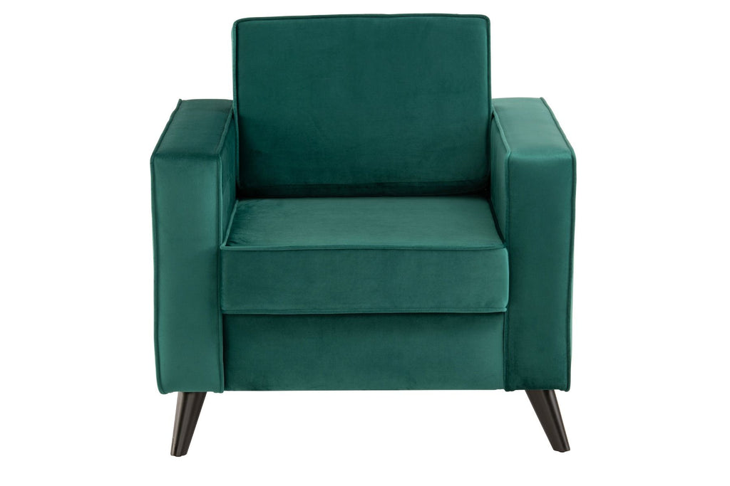 Cara Armchair - Forest Green Velvet