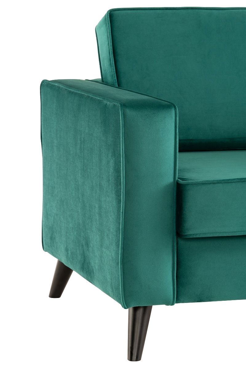 Cara Armchair - Forest Green Velvet