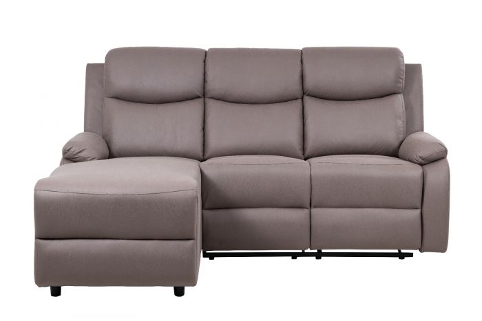 Crosby Corner Recliner Sofa - Left - Nutmeg