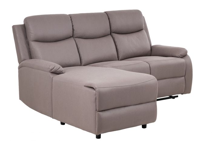 Crosby Corner Recliner Sofa - Left - Nutmeg