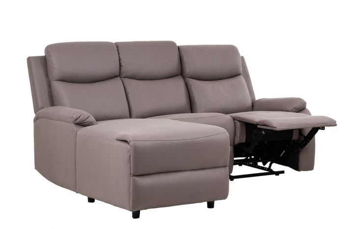 Crosby Corner Recliner Sofa - Left - Nutmeg
