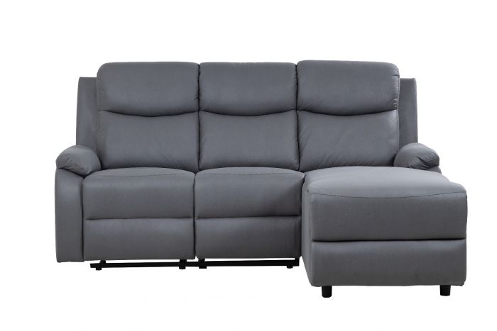 Crosby Corner Recliner Sofa - Right - Grey
