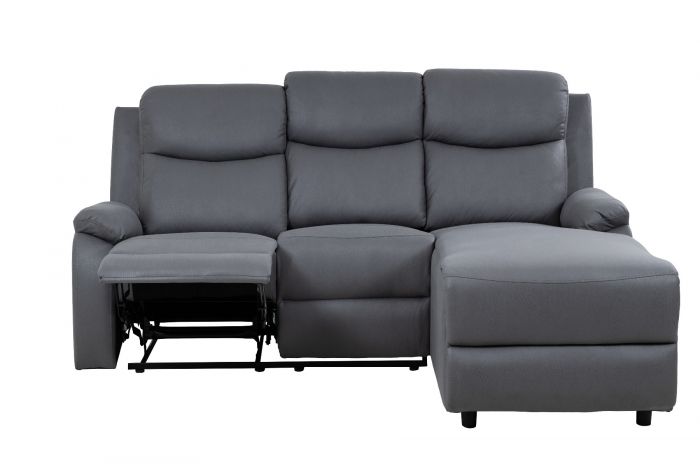 Crosby Corner Recliner Sofa - Right - Grey