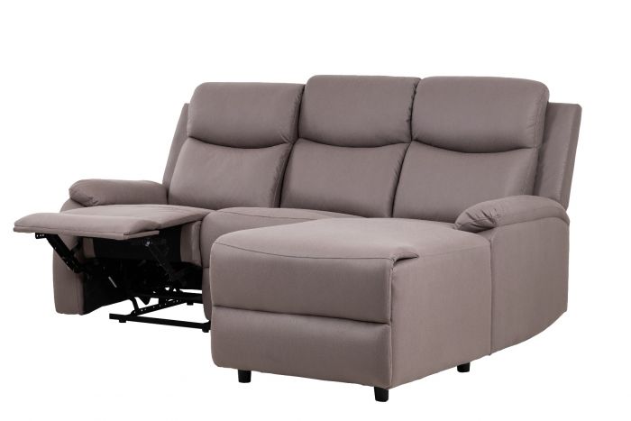 Crosby Corner Recliner Sofa - Right - Nutmeg