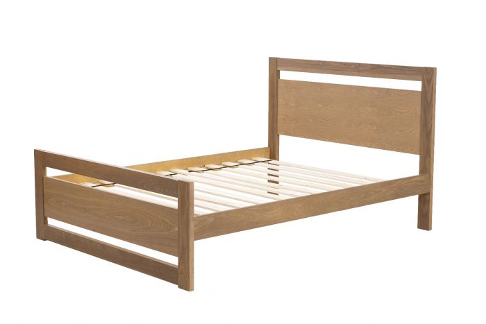 Philip Super King Bed Frame - Light Oak