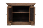 Harvard 2 Door Chest - Dark Bayur