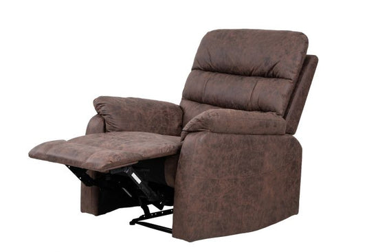 Taylor Recliner Chair - Leather Air - Antique Brown