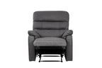 Taylor Recliner Chair - Leather Air - Antique Grey