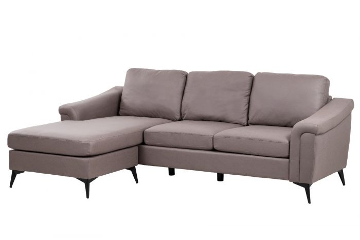 Douglas Corner Sofa - Leather Air - Nutmeg