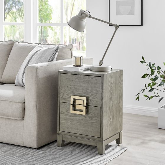 Malta 2 Drawer End Table