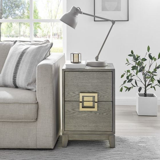 Malta 2 Drawer End Table