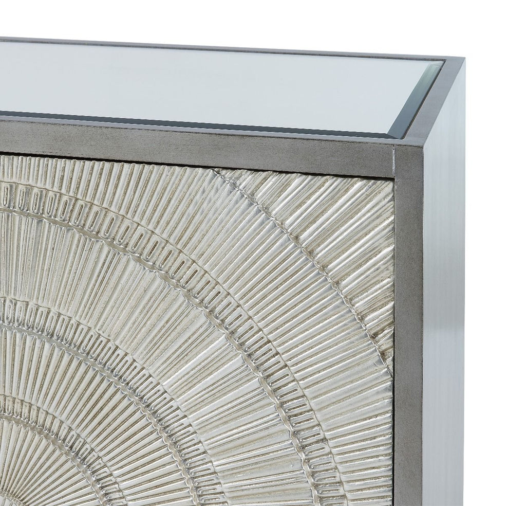 Frenso 4 Door Sideboard- Silver