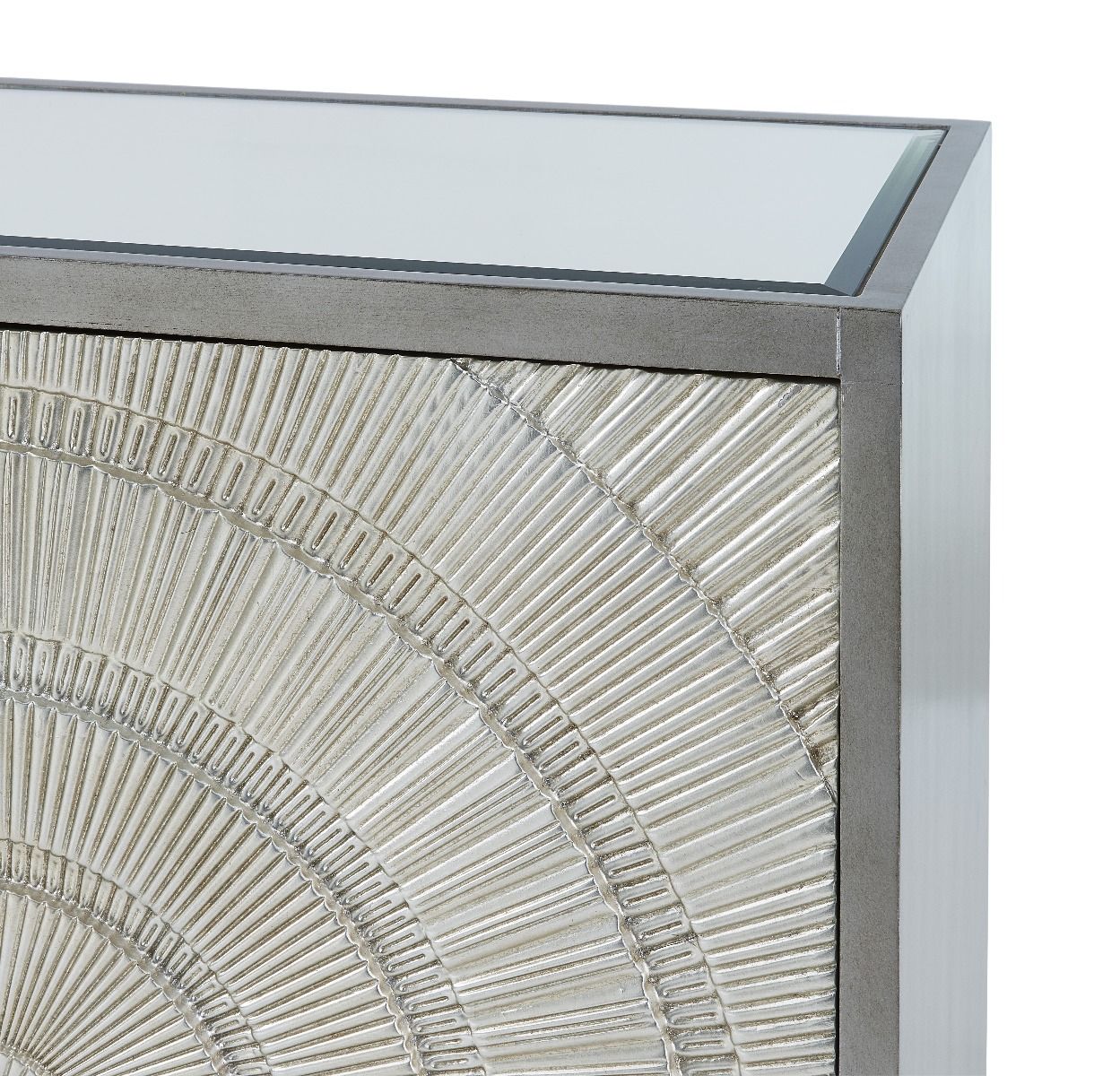 Frenso 4 Door Sideboard- Silver