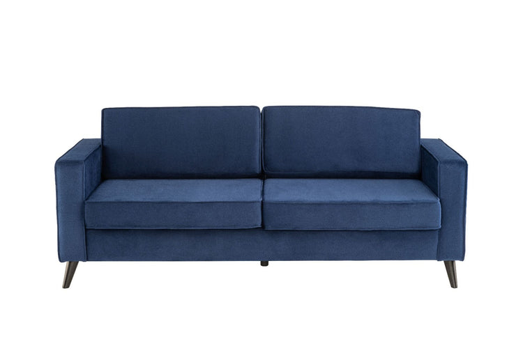 Cara 3 Seater Sofa - Navy Blue Velvet