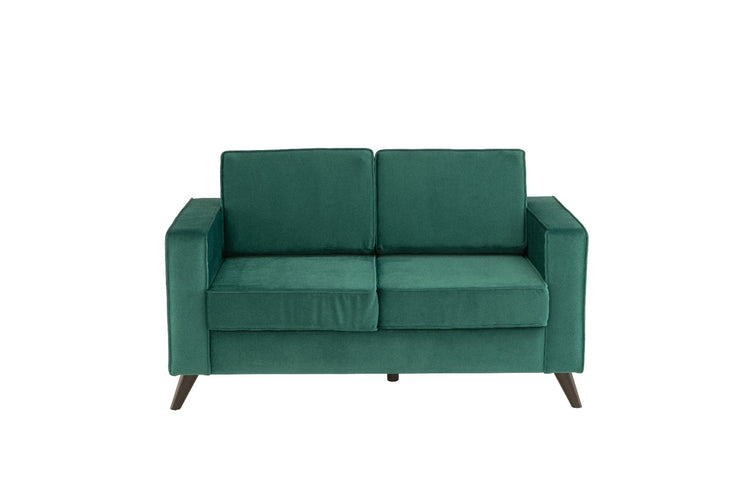 Cara 2 Seater Sofa - Forest Green Velvet