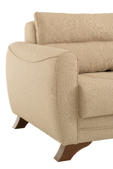 Aykon 3 Seater Sofa - Cream