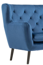 Yak 2 Seater Sofa - Blue Velvet