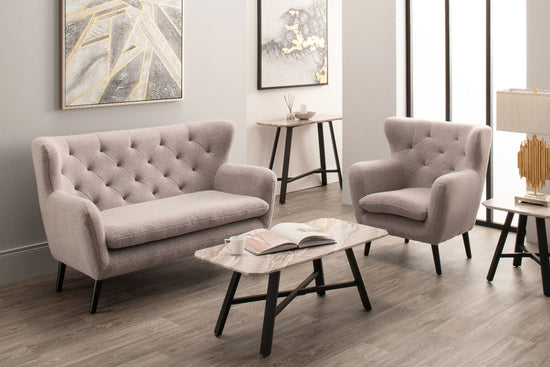 Yak 2 Seater Sofa - Grey Sheepskin