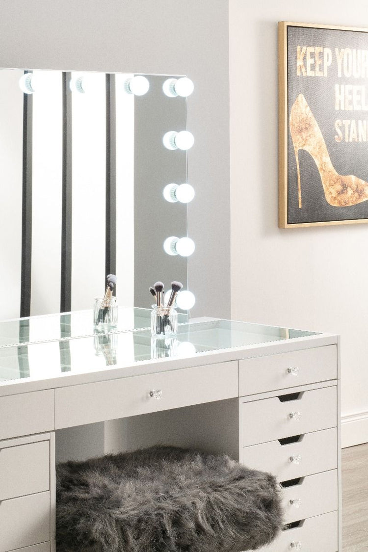 Hollywood Dressing Table Pro - White