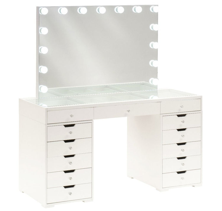 Hollywood Dressing Table Pro - White