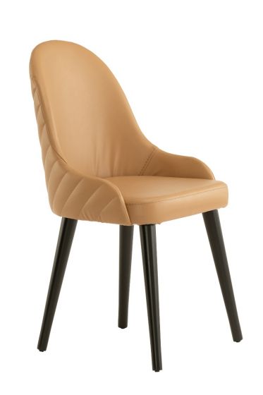 Dolce Dining Chair - Beige Faux Leather (Set of 4)