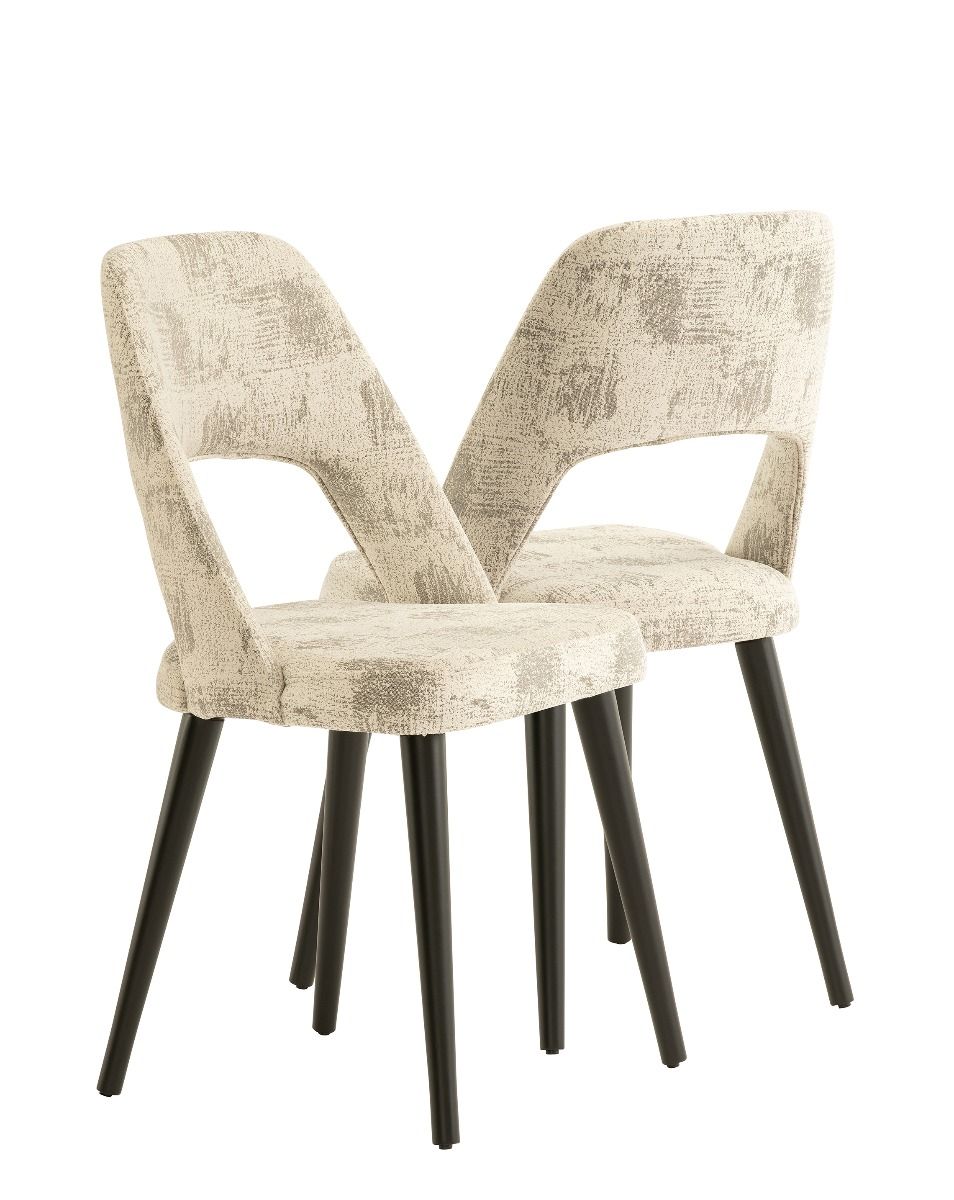 Viola Dining Chair - Silver / Grey (Set of 2)
