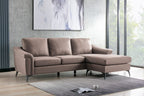 Douglas Corner Sofa - Leather Air - Nutmeg