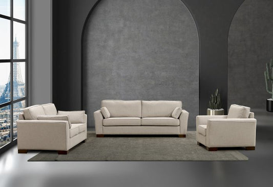 Quebec 3 Seater Sofa - Cream