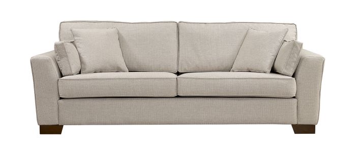 Quebec 3 Seater Sofa - Cream