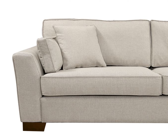 Quebec 3 Seater Sofa - Cream