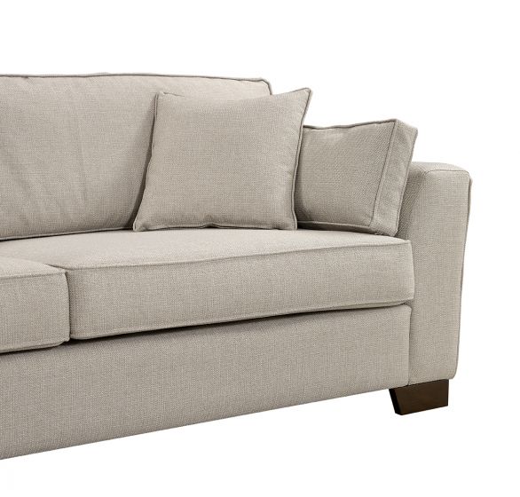 Quebec 3 Seater Sofa - Cream