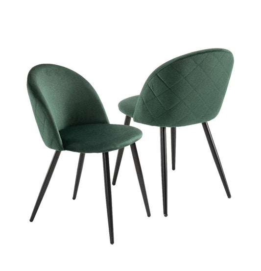 Lotus Dining Chair - Emerald Green (Set of 4)