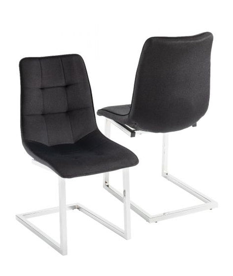 Ollie Dining Chair - Black (Set of 2)