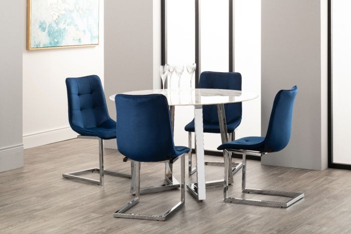 Ollie Dining Chair - Royal Blue (Set of 2)